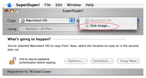 select Disk Image…